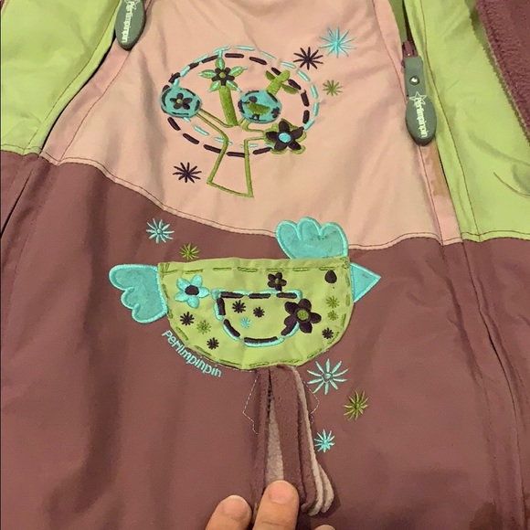 One-piece winter set for girl - Picture 2 of 7